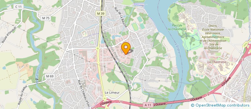 localisation de l'entreprise EVAIN INVESTISSEMENTS à LA CHAPELLE-SUR-ERDRE