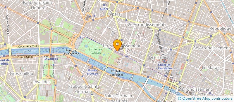 localisation de l'entreprise EVAJU  PARIS