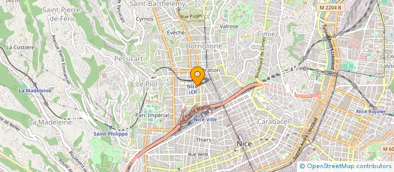 localisation de l'entreprise EVAKELLY à NICE