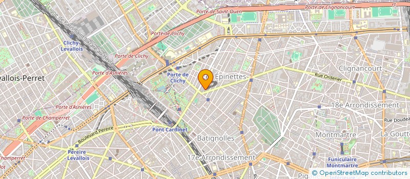 localisation de l'entreprise EVAL à PARIS