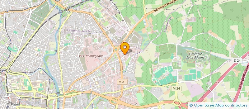 localisation de l'entreprise EVALANDGO SOFTWARE à MONTPELLIER