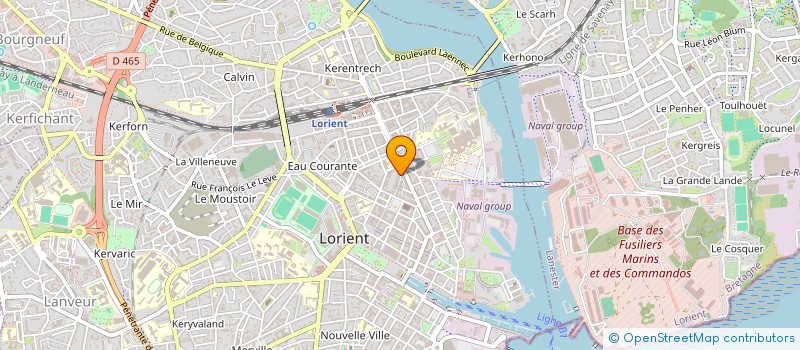 localisation de l'entreprise EVALEIGE  LORIENT