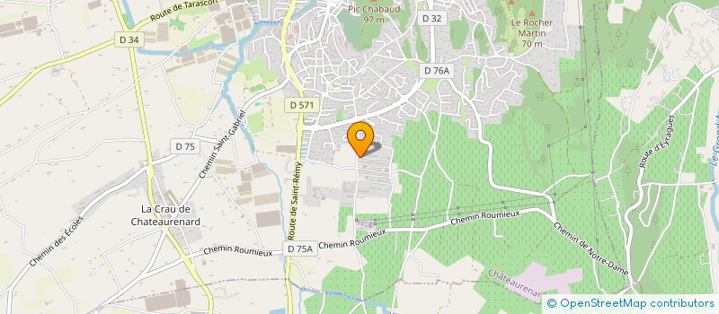 localisation de l'entreprise EVALEO ASSO à CHATEAURENARD
