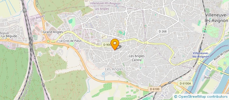 localisation de l'entreprise EVALEX à LES ANGLES