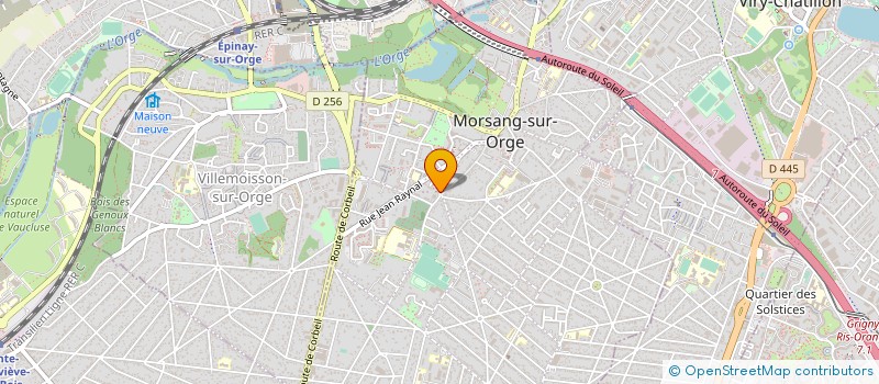 localisation de l'entreprise EVALEX TEAM à MORSANG-SUR-ORGE