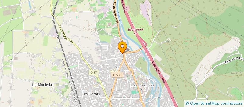 localisation de l'entreprise EVALHURA  SALON-DE-PROVENCE