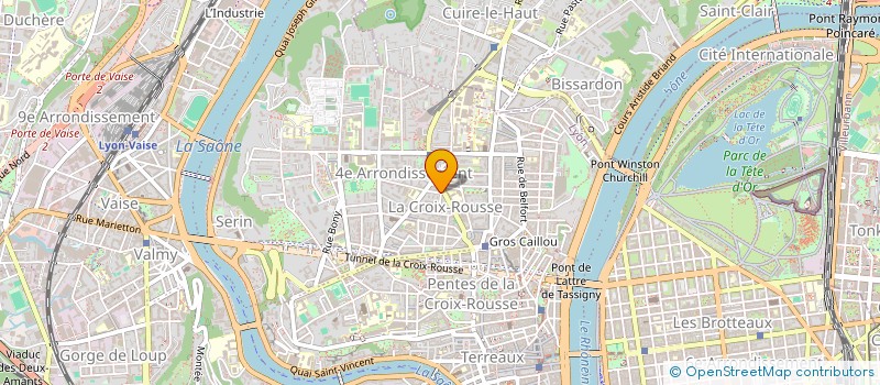 localisation de l'entreprise EVALIANZ à LYON