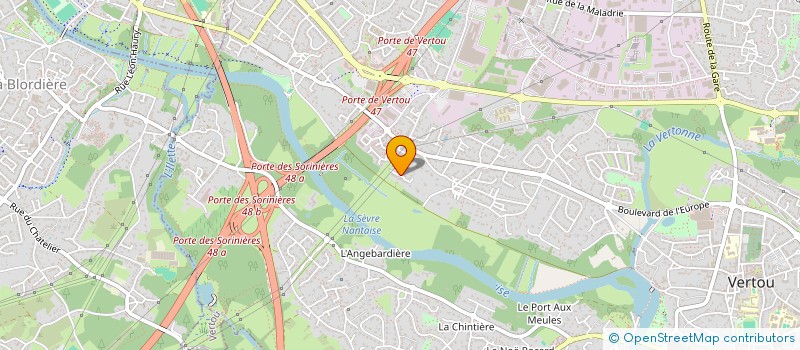 localisation de l'entreprise EVALIS DIAGNOSTICS IMMOBILIERS à VERTOU