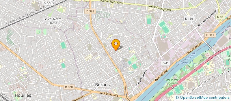 localisation de l'entreprise EVALOOX à BEZONS