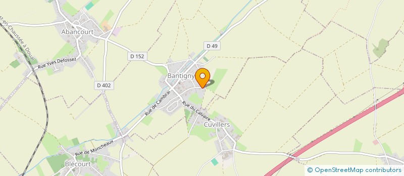 localisation de l'entreprise EVALOVIC  BANTIGNY