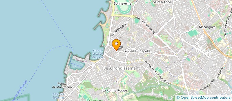 localisation de l'entreprise EVALTEC à MARSEILLE