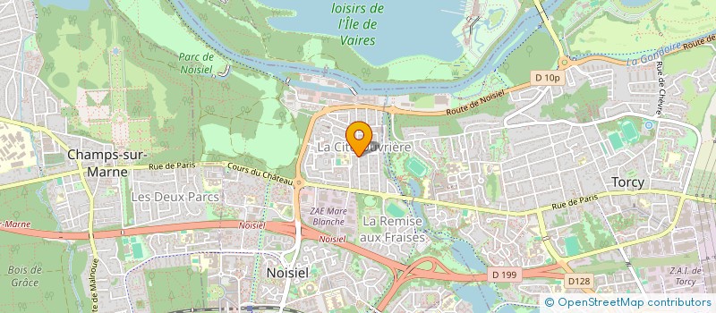 localisation de l'entreprise EVALUANCE-HYGIENE à NOISIEL