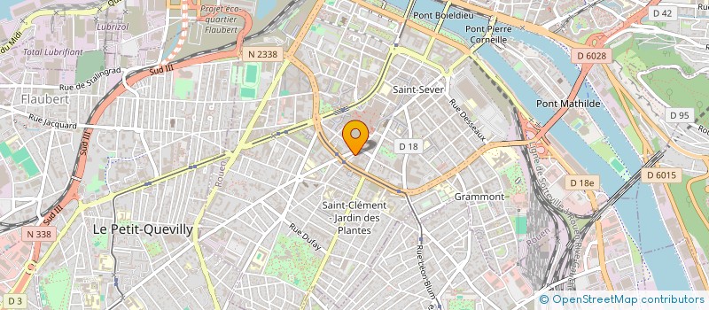 localisation de l'entreprise EVALUAT RECHERCH ETUD INTERVENT SOCIOLOG à ROUEN