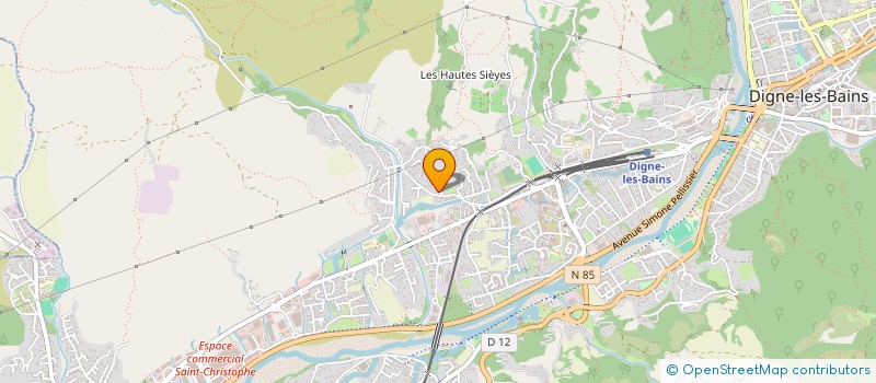localisation de l'entreprise EVALUATION ORIENTATION RECHERCHE EMPLOI à DIGNE-LES-BAINS
