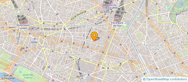 localisation de l'entreprise EVAM  PARIS