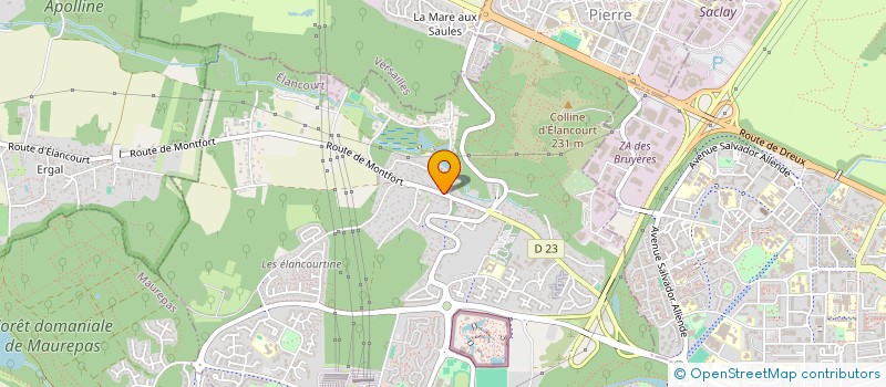 localisation de l'entreprise EVAMONTFORT  ELANCOURT