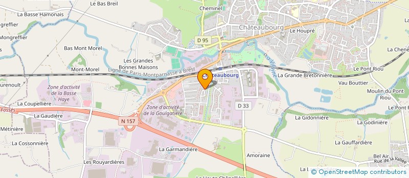 localisation de l'entreprise EVAN  CHATEAUBOURG