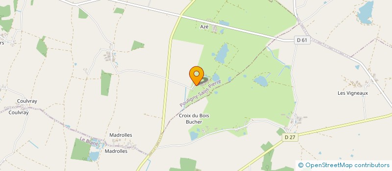 localisation de l'entreprise EVAN à POULIGNY-SAINT-PIERRE