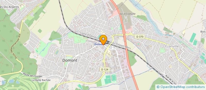 localisation de l'entreprise EVAN  DOMONT