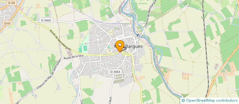 localisation de l'entreprise EVAN  MARSILLARGUES