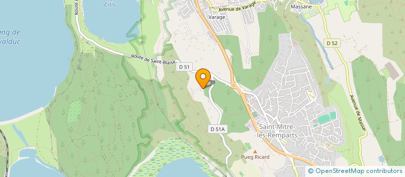 localisation de l'entreprise EVAN  SAINT-MITRE-LES-REMPARTS