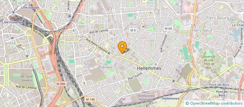 localisation de l'entreprise EVAN CARS à LILLE