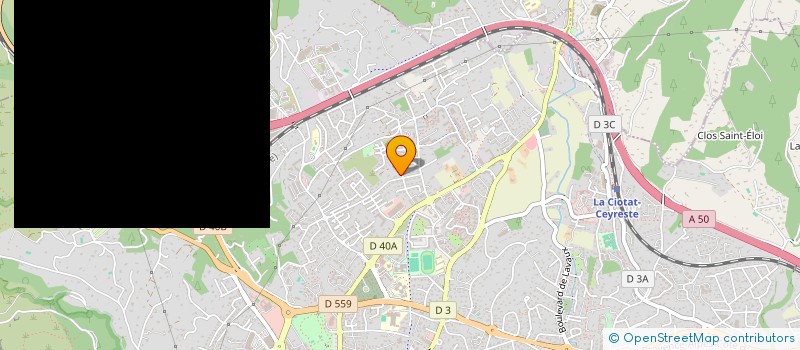 localisation de l'entreprise EVAN'INVEST  LA CIOTAT