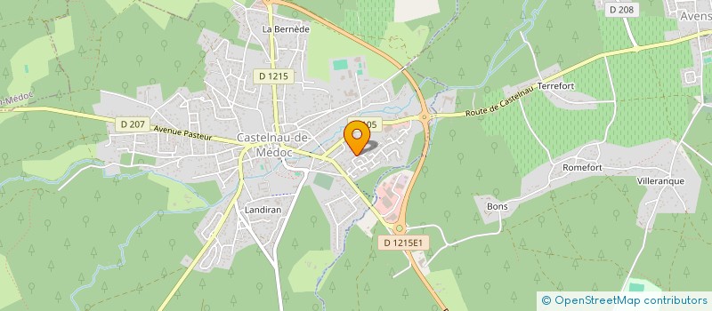 localisation de l'entreprise EVAN'S BURGERS  CASTELNAU-DE-MEDOC