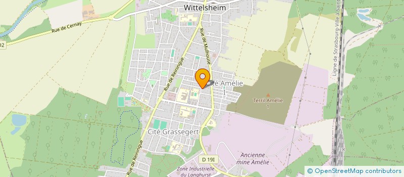 localisation de l'entreprise EVAN'S GARAGE  WITTELSHEIM