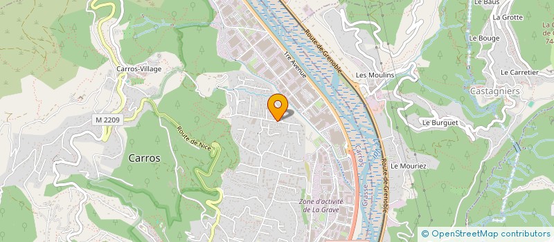 localisation de l'entreprise EVANA IMMO  CARROS