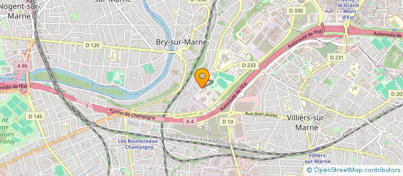 localisation de l'entreprise EVANAY SENS  BRY-SUR-MARNE