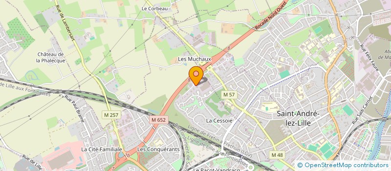 localisation de l'entreprise EVANCY SARL à LAMBERSART
