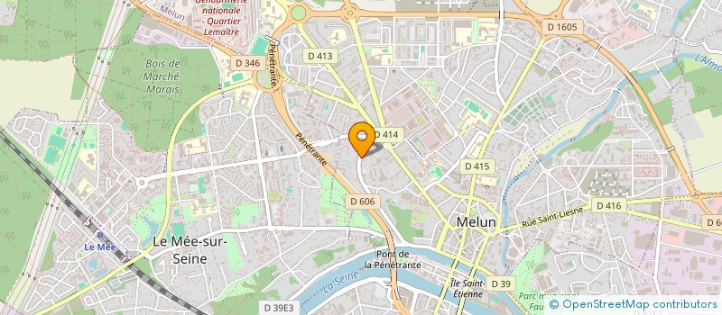 localisation de l'entreprise EVANDIS FINANCES 77 à MELUN