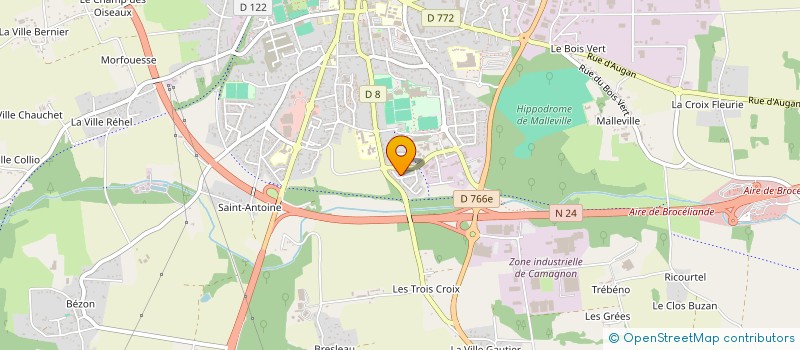 localisation de l'entreprise EVANEMYKAEL  PLOERMEL