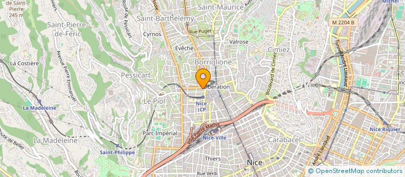localisation de l'entreprise EVANESCENCE à NICE