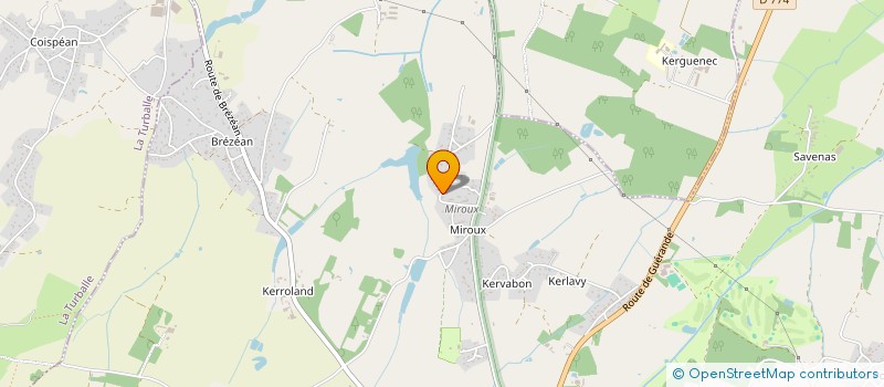 localisation de l'entreprise EVANESCENCE  GUERANDE