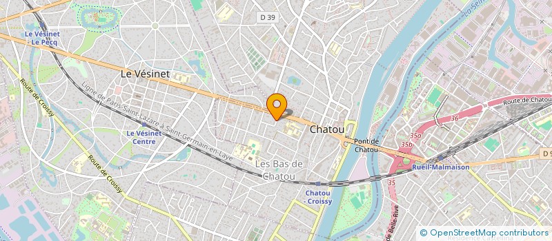 localisation de l'entreprise EVANESCENCES BEAUX-ARTS DE CHATOU  CHATOU