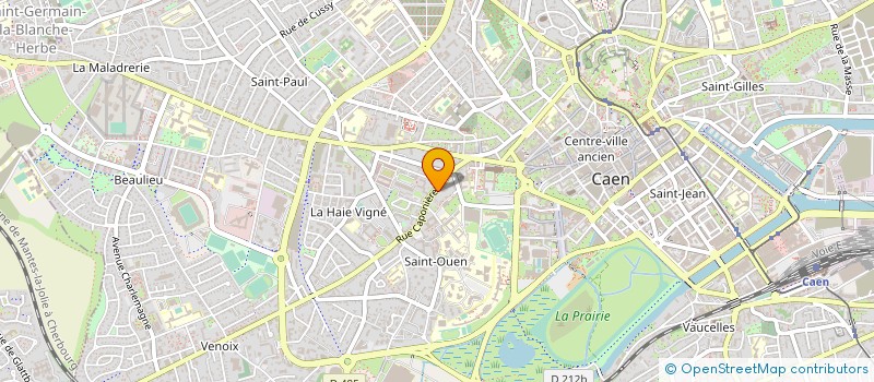 localisation de l'entreprise EVANESS à CAEN