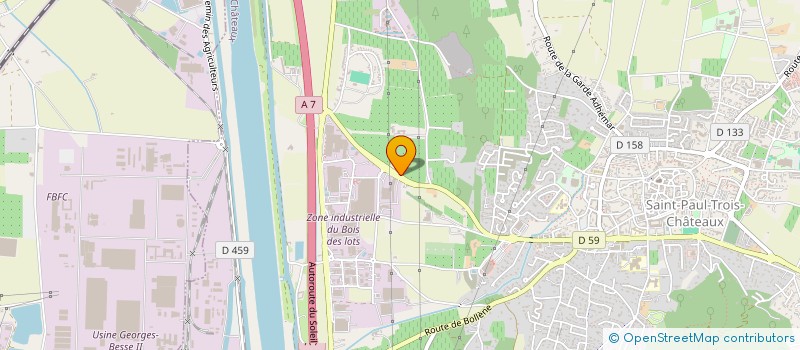 localisation de l'entreprise EVANESS à SAINT-PAUL-TROIS-CHATEAUX