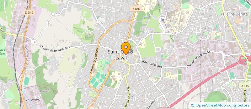 localisation de l'entreprise EVANESSENCE à SAINT-GENIS-LAVAL