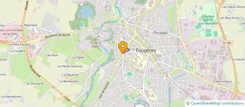 localisation de l'entreprise EVANEX DISTRIBUTION à LAVAL