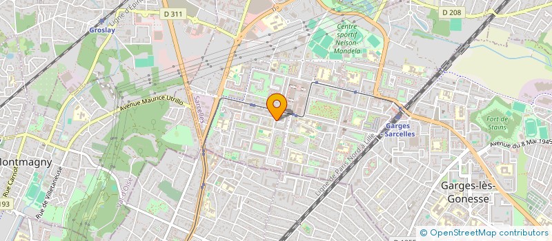 localisation de l'entreprise EVANGELICAL INTERNATIONAL MISSION EL SHADDAL  SARCELLES