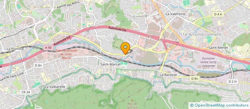 localisation de l'entreprise EVANGELINA à MARSEILLE