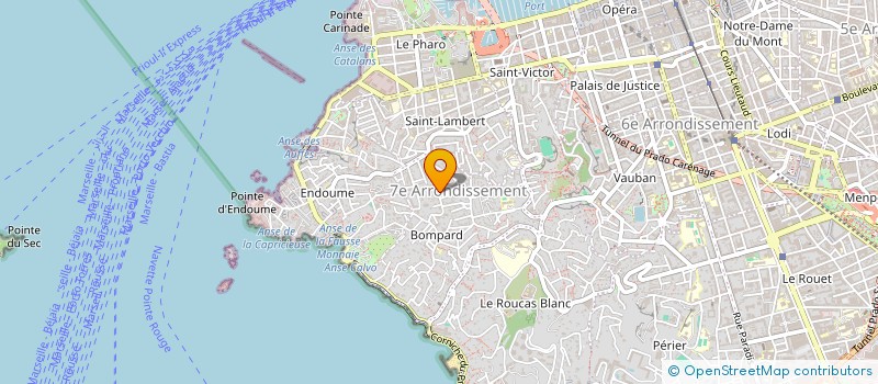 localisation de l'entreprise EVANGILE à MARSEILLE