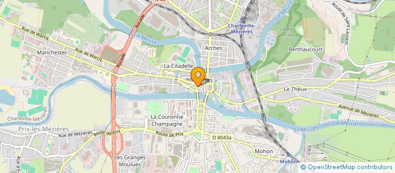 localisation de l'entreprise EVANN'S MARKET  CHARLEVILLE-MEZIERES