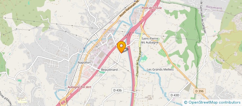 localisation de l'entreprise EVANNA  AUBAGNE