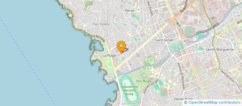 localisation de l'entreprise EVANNO à MARSEILLE