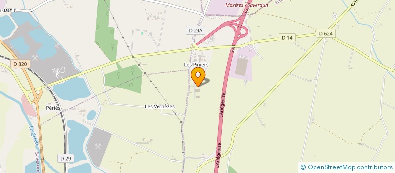 localisation de l'entreprise EVANOVIA à MAZERES