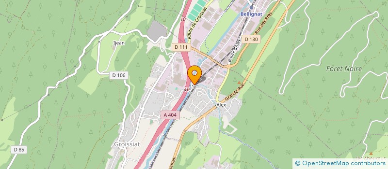 localisation de l'entreprise EVAPACK  GROISSIAT