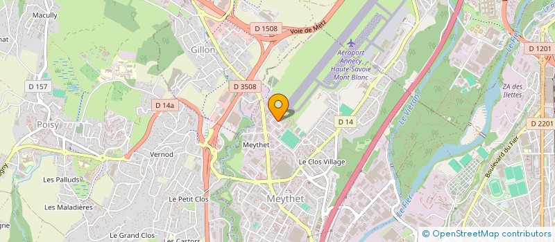 localisation de l'entreprise EVAPEM à ANNECY